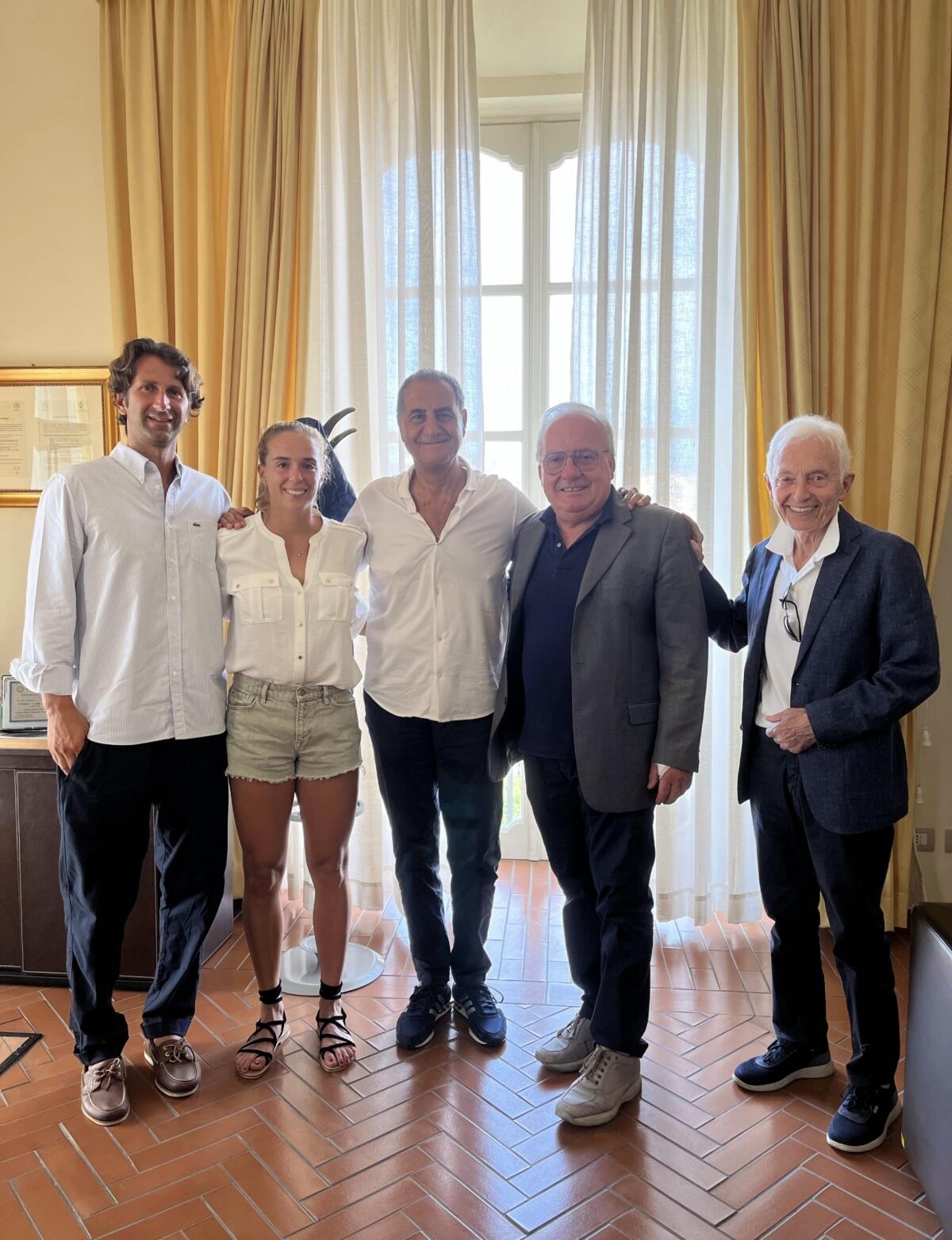 Il Comune di Anzio incontra la campionessa di tennis Lucia Bronzetti, anziate d'adozione. - 