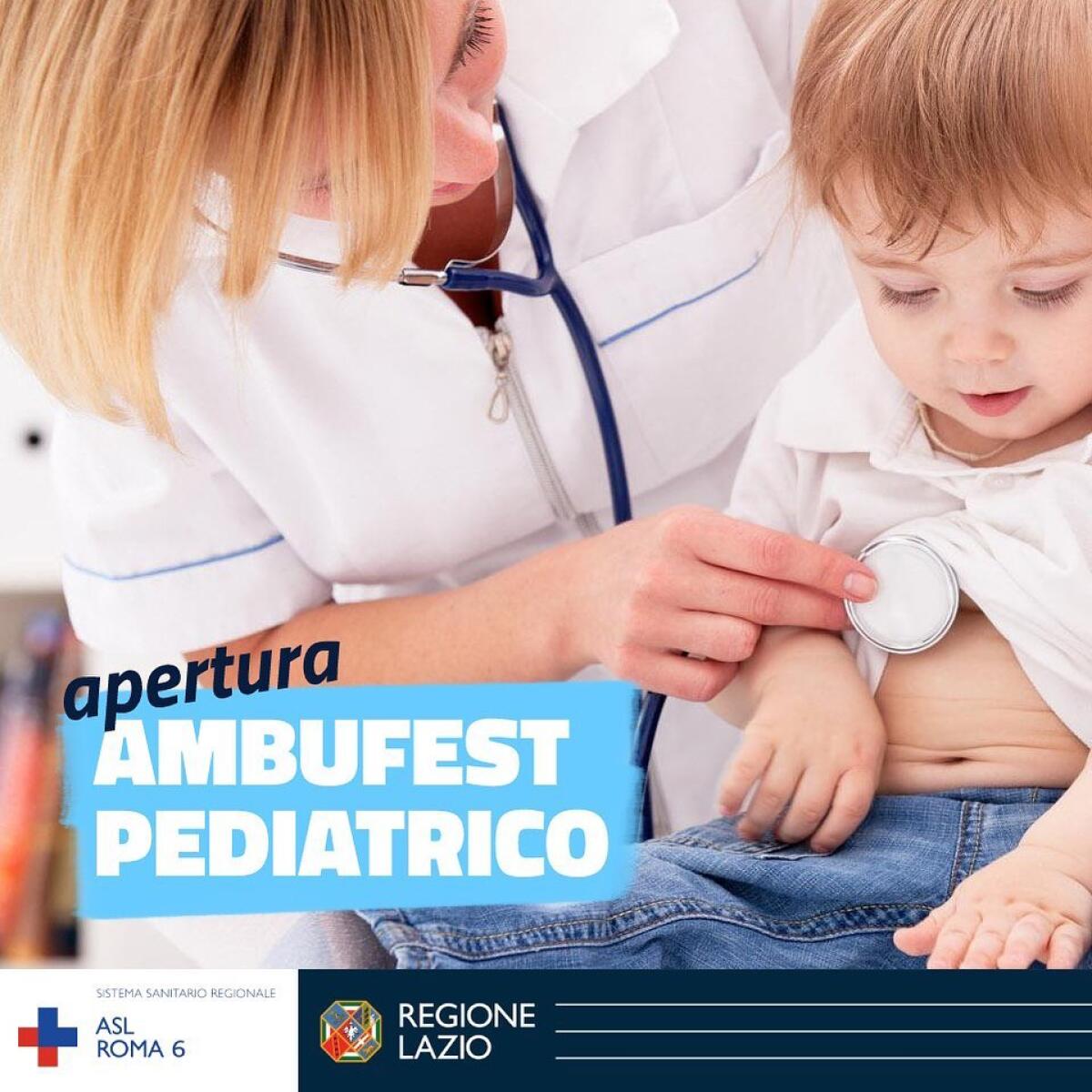 Ambufest pediatrico ad Anzio. Assistenza ai piccoli cittadini del Lazio - 