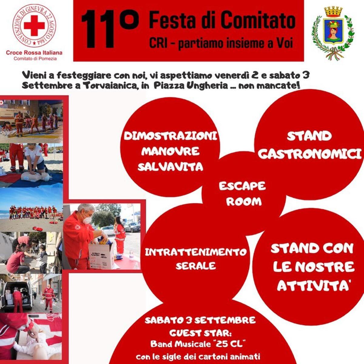 Due giorni di festa per gli 11 anni della Croce Rossa di Pomezia - 