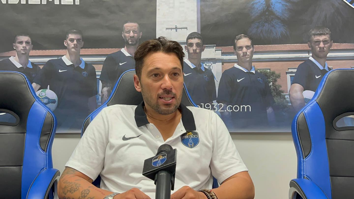 Mister Di Donato del Latina Calcio