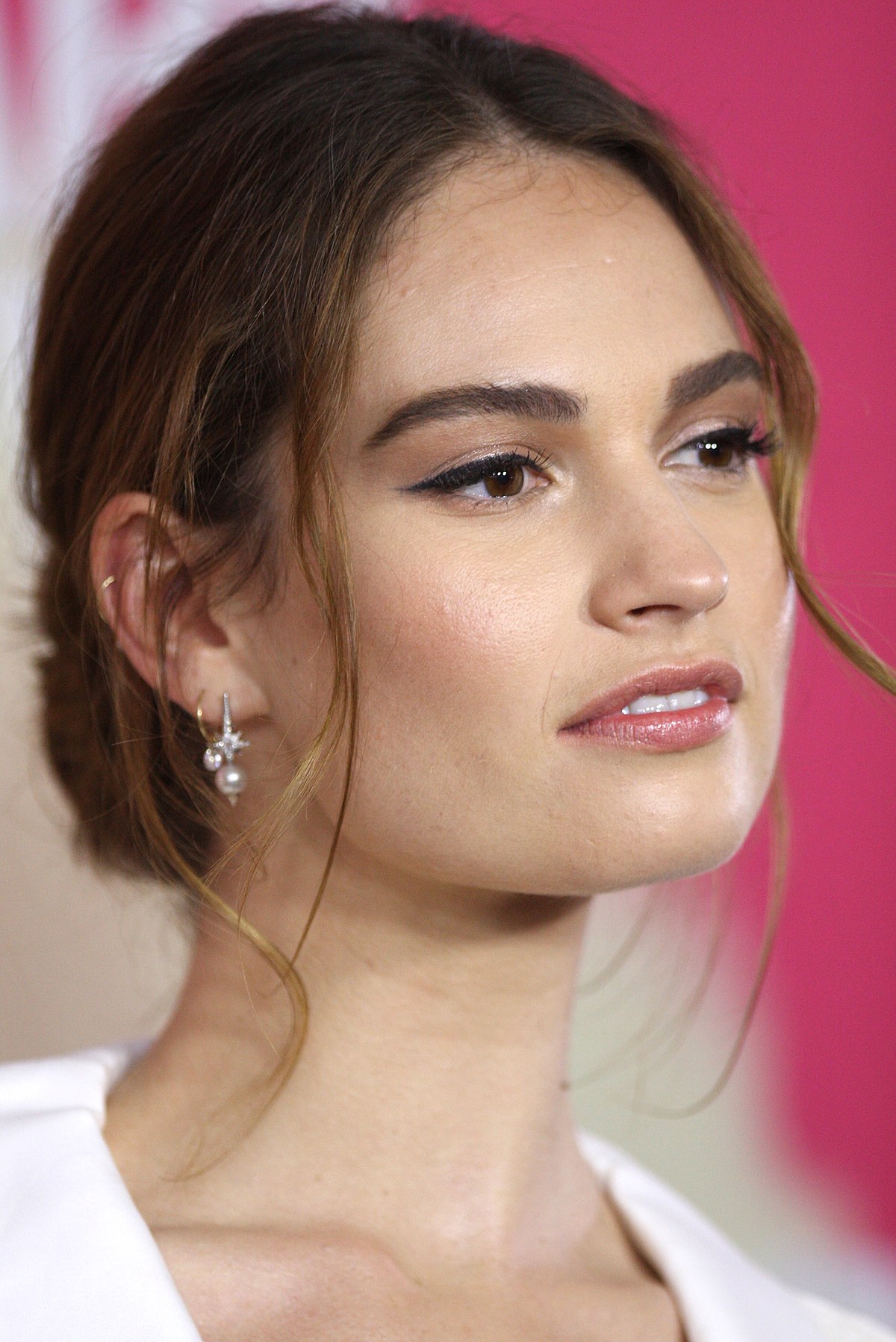 l'attrice Lily James