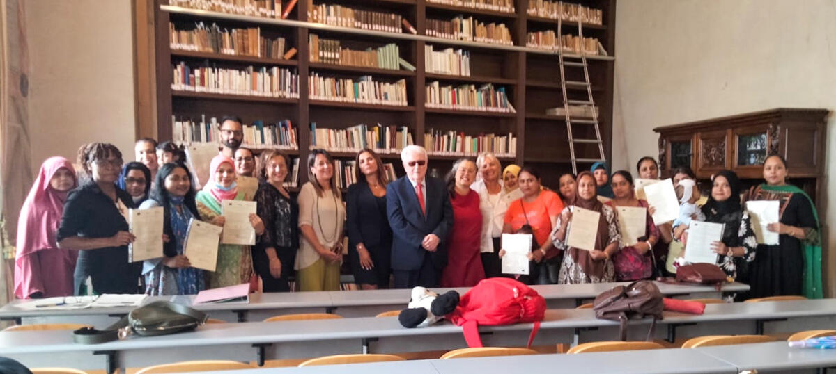 Lingua italiana per stranieri con il progetto “PRIMA il Lavoro”: il Comune di Cisterna ed il CPIA di Latina consegnano gli attestati. - 