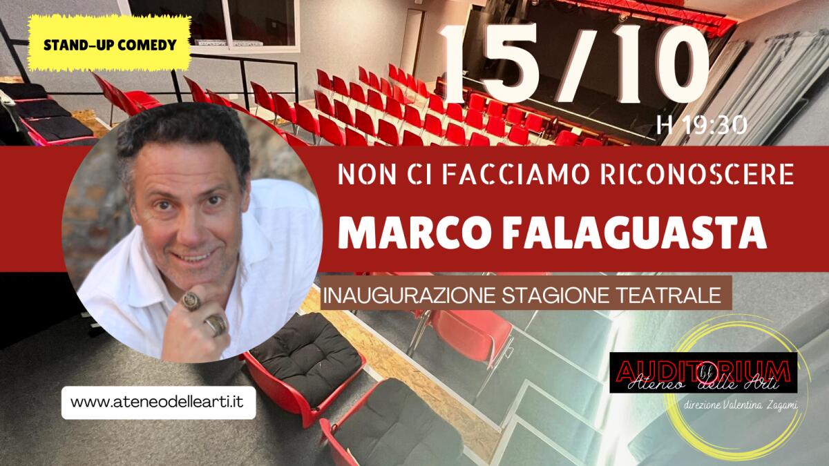 Lo spettacolo "Non ci facciamo riconoscere" di Marco Falaguasta il 15 ottobre inaugura la stagione dell'Ateneo delle Arti-Balletto di Latina. - 