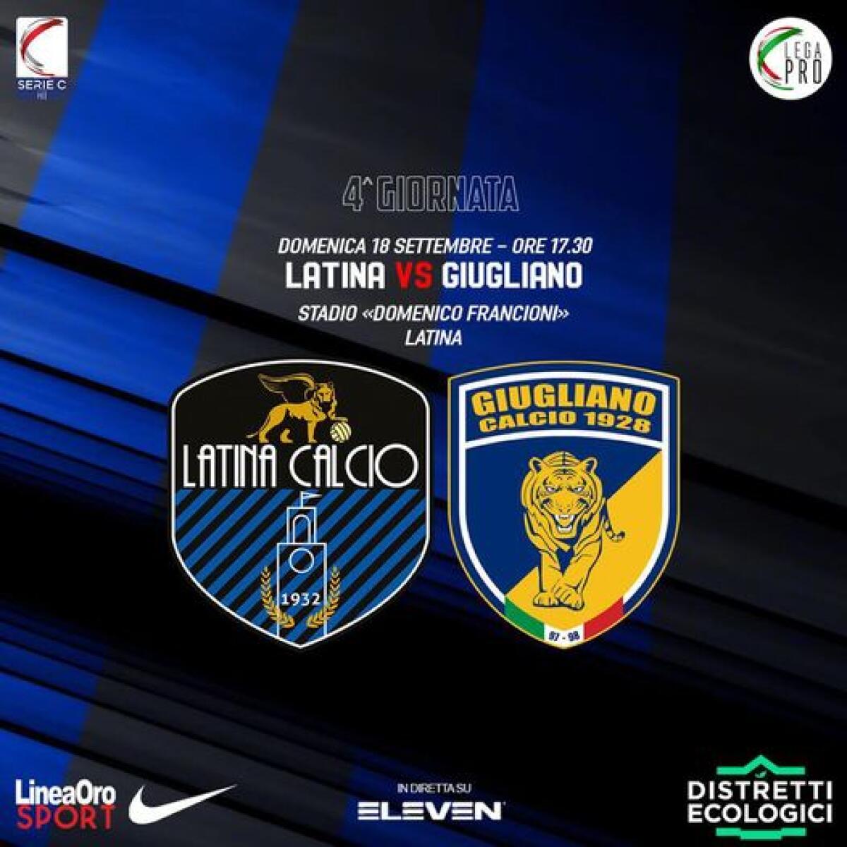 Il Latina Calcio in attesa del Giugliano - 