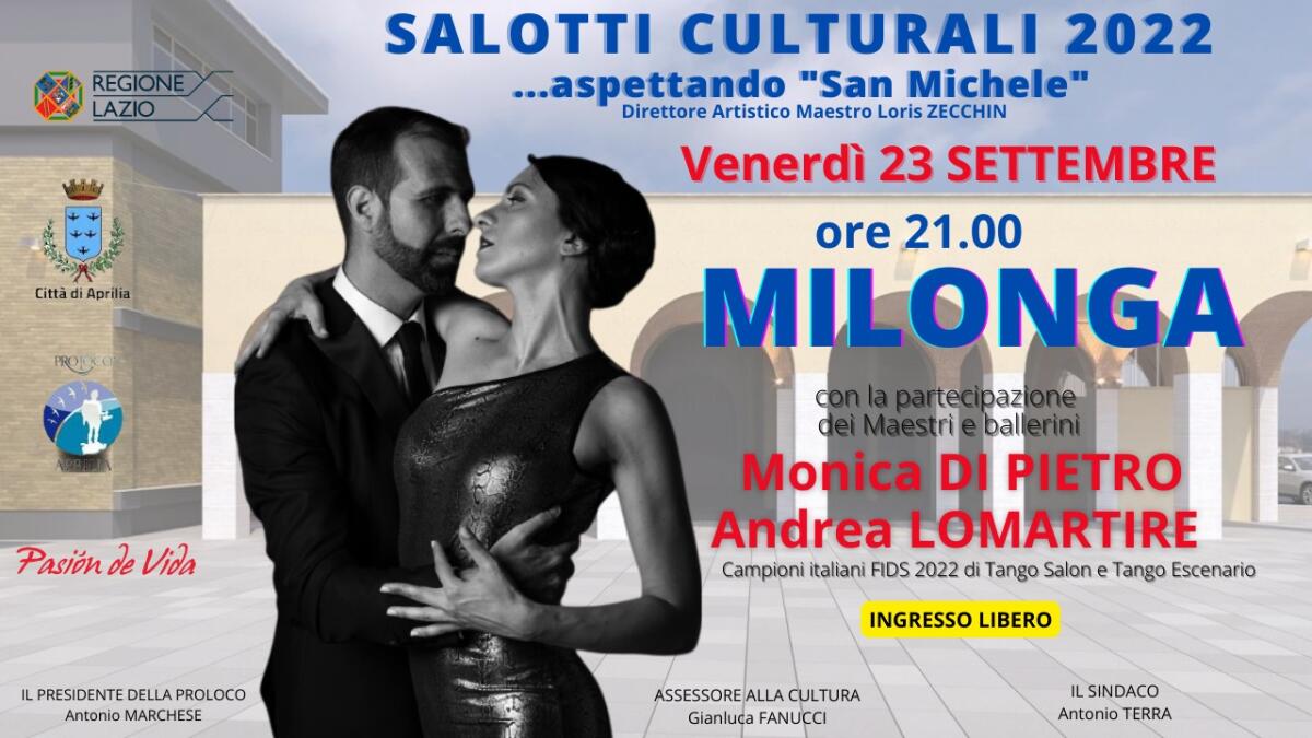 Prendono il via oggi “Salotti Culturali” ad Aprilia, in attesa della festa patronale di San Michele Arcangelo. - 