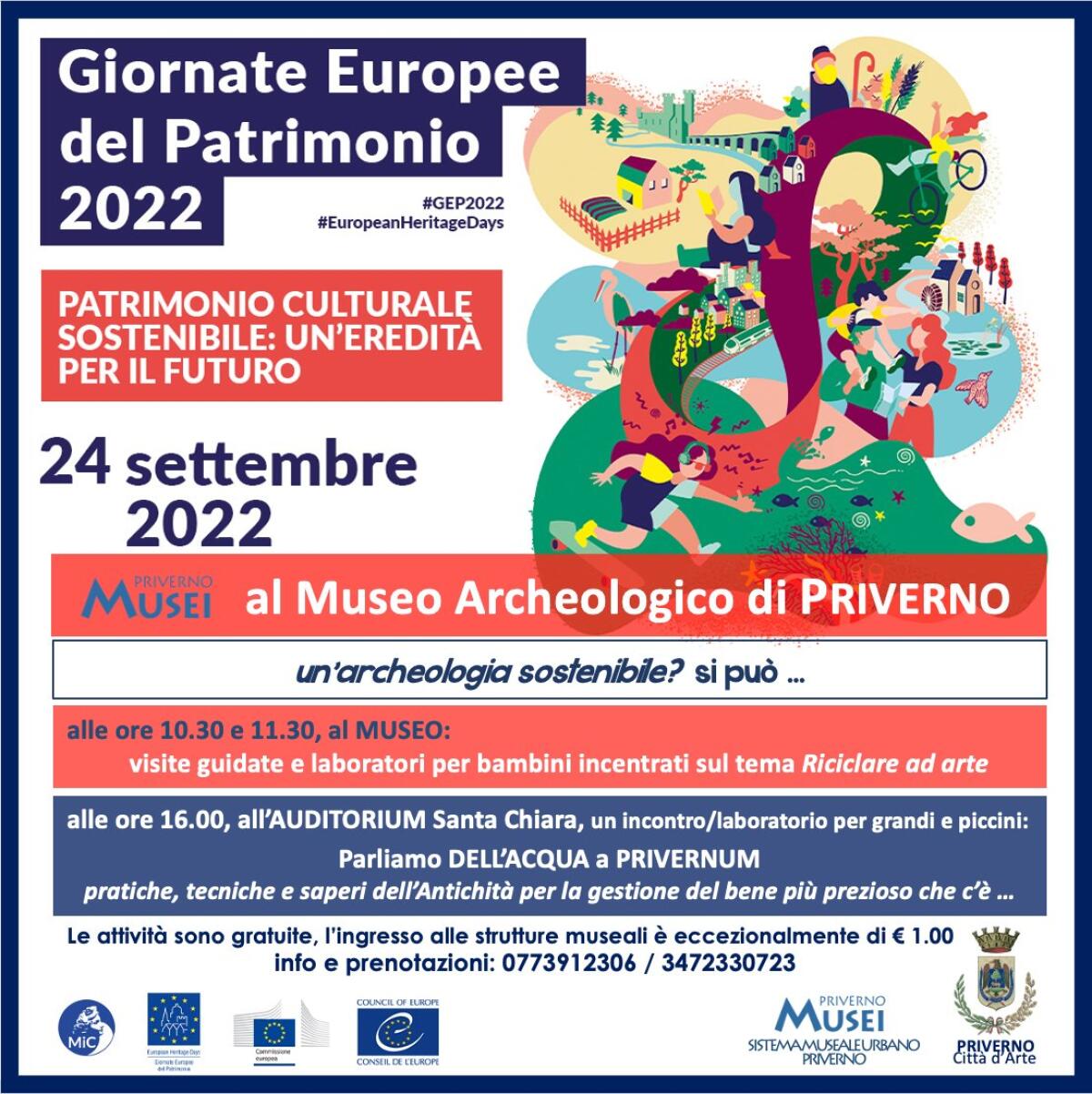 “Giornate Europee del Patrimonio”: questo sabato al Museo Archeologico di Priverno visite guidate, incontri e laboratori. - 