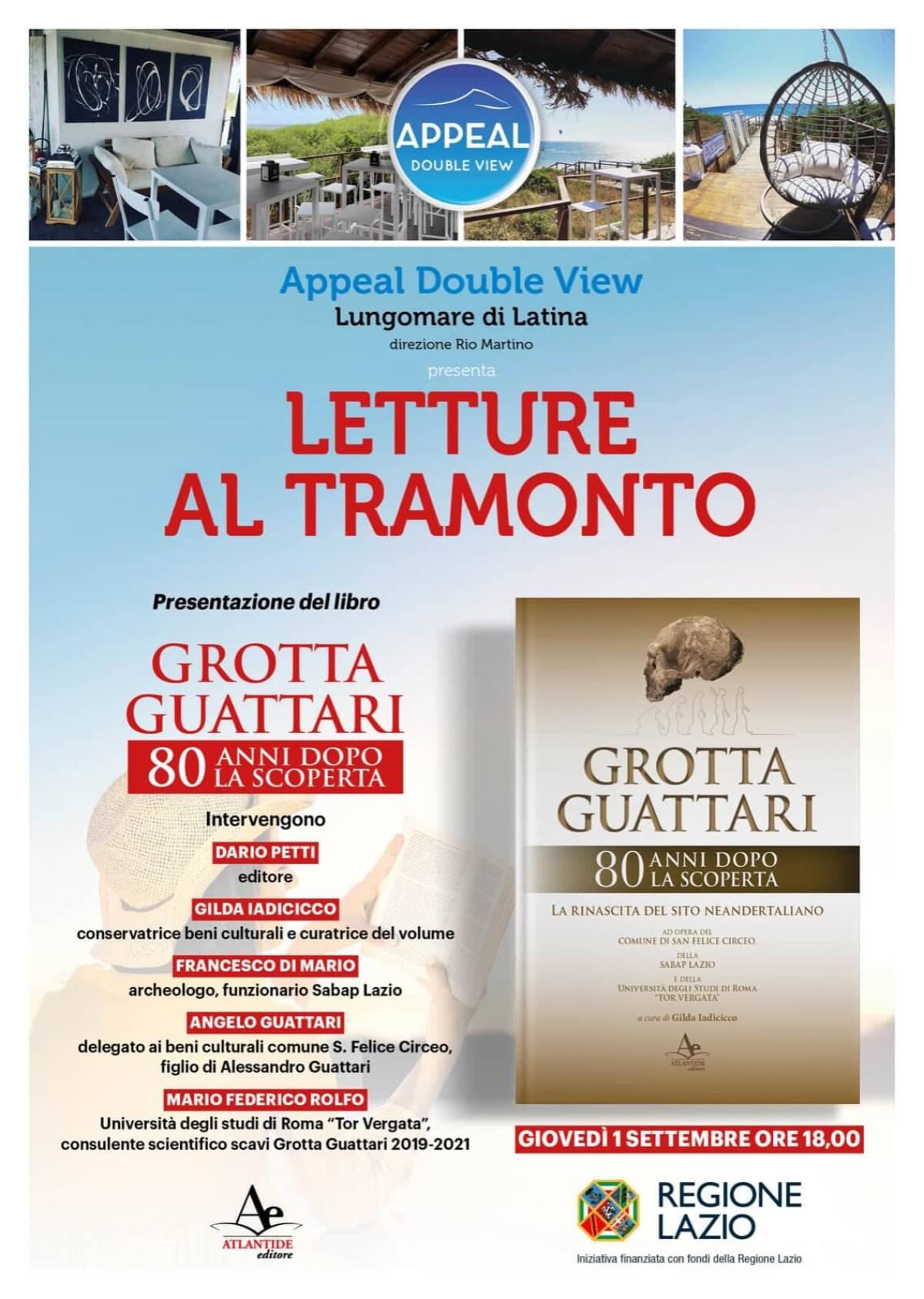 “Letture Al Tramonto” al lido di Latina: Oggi la presentazione del libro “Grotta Guattari. 80 anni dopo la scoperta”. - 