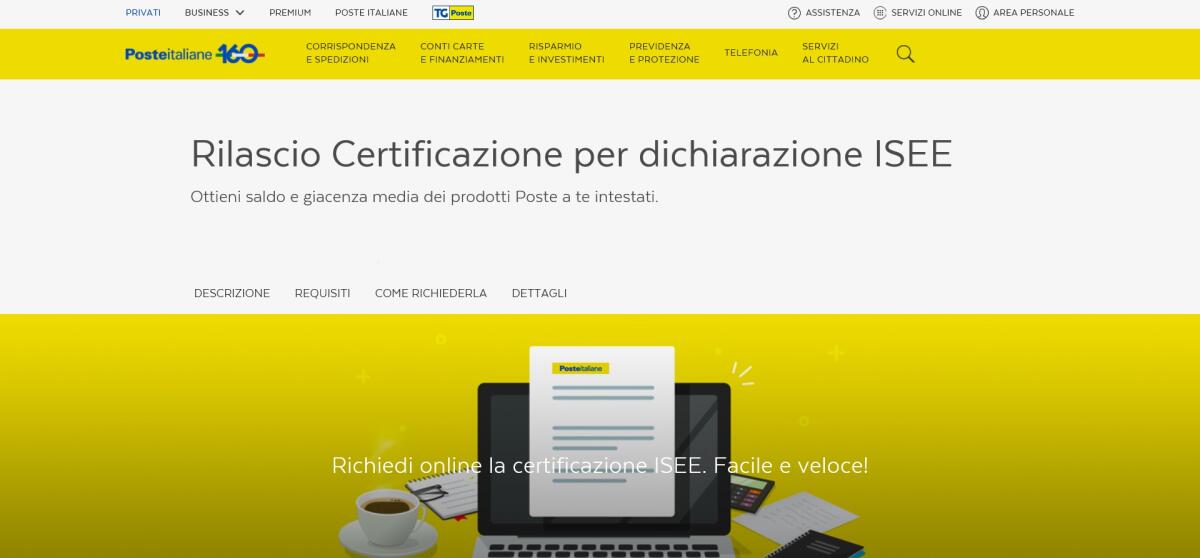 Poste Italiane: anche in provincia di Latina online i dati 2020 per richiedere l’attestazione Isee. - 
