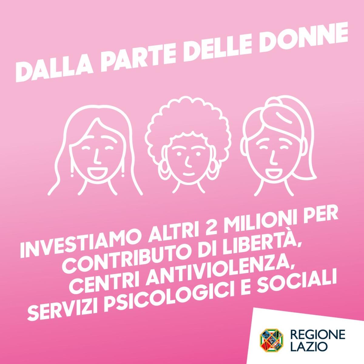 Il Presidente delle Regione Lazio, Zingaretti: “investiamo altri 2 milioni di euro contro la violenza sulle donne”. - 