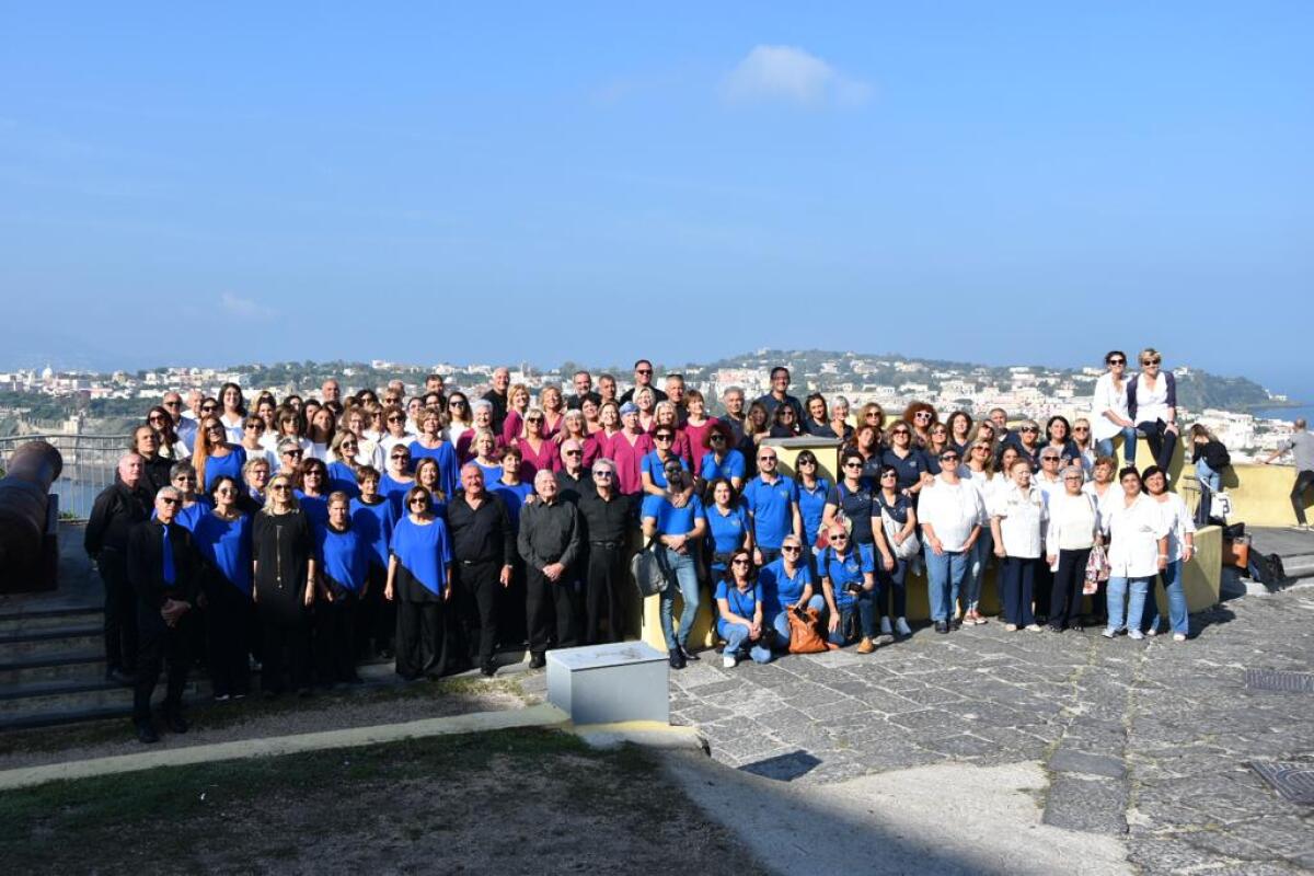 I Liberi Cantores e la Corale Polifonica Città di Pontinia in rappresentanza del Lazio a Procida - 