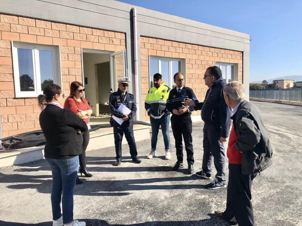 Sopralluogo del Comune di Aprilia all’auditorium di Via Marsica: lavori in dirittura di arrivo. - 