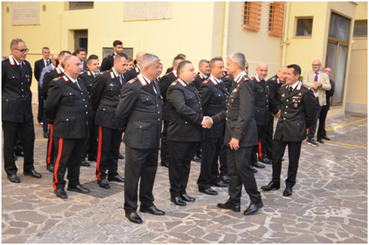Il Comandante della Legione Carabinieri “Lazio”, Generale di Divisione Antonio De Vita in visita al Comando provinciale di Latina - 