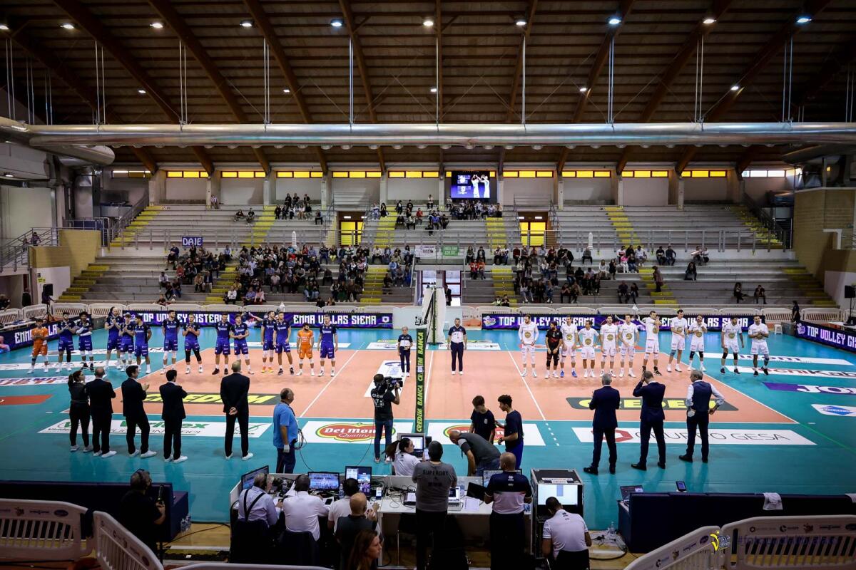 Pallavolo di Superlega: La Top Volley Cisterna non riesce ad allungare il match al tie-break. Siena si aggiudica l’intera posta il palio. - 
