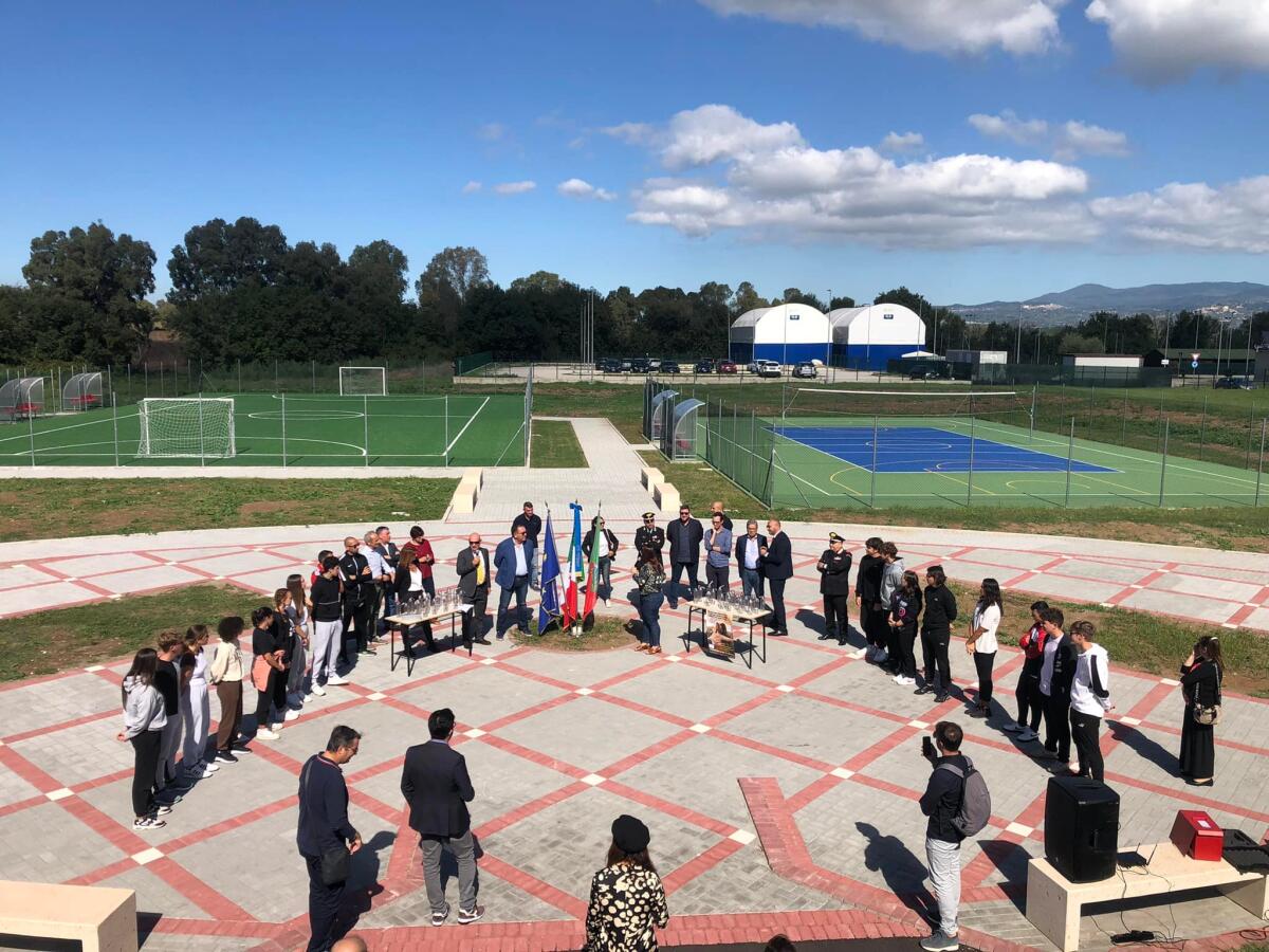 Nuove strutture sportive all’Istituto “Rosselli" di Aprilia. Cerimonia d’inaugurazione. - 