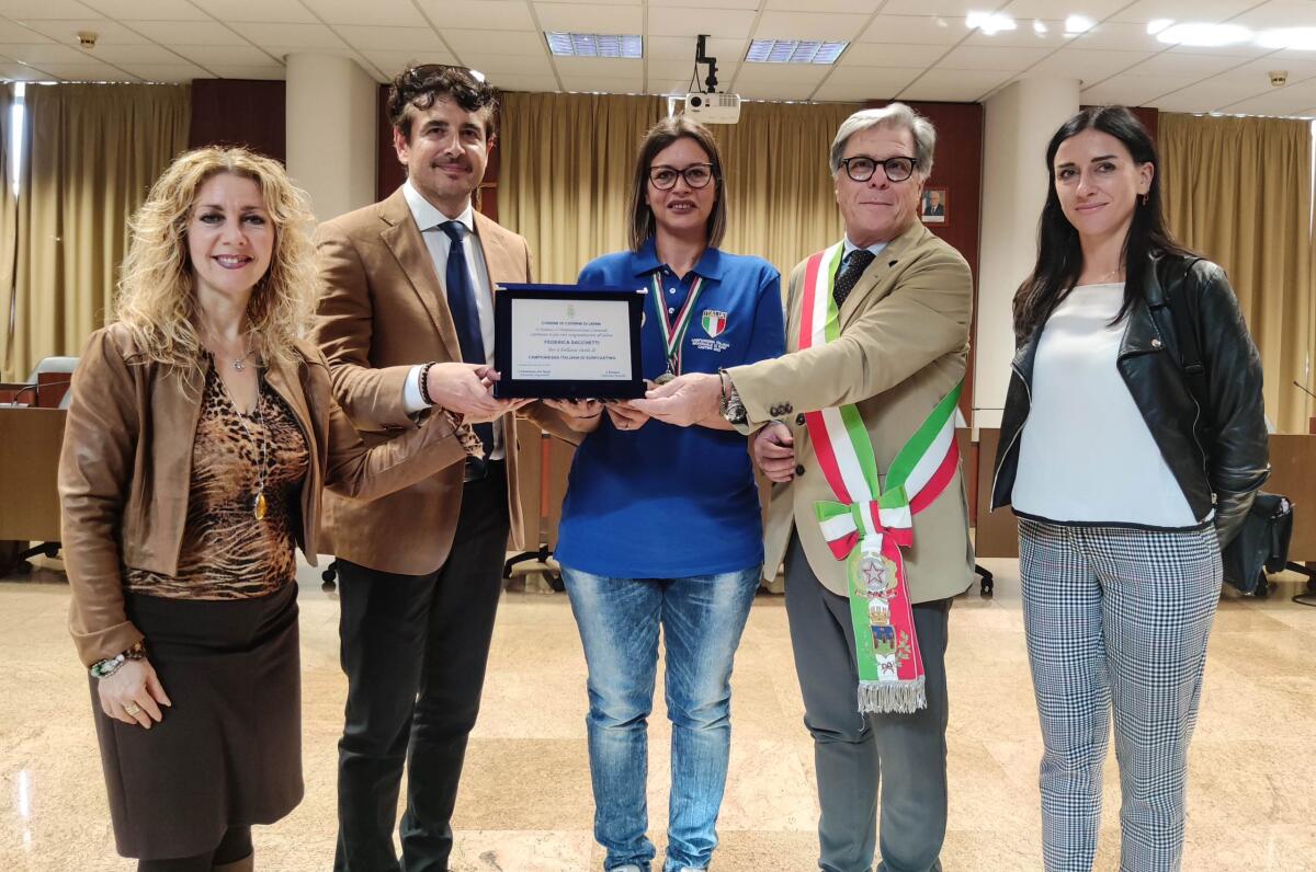 Pesca sportiva, Federica Sacchetti della dell’ASD surfcasting Cisterna campionessa italiana di surfcasting. - 