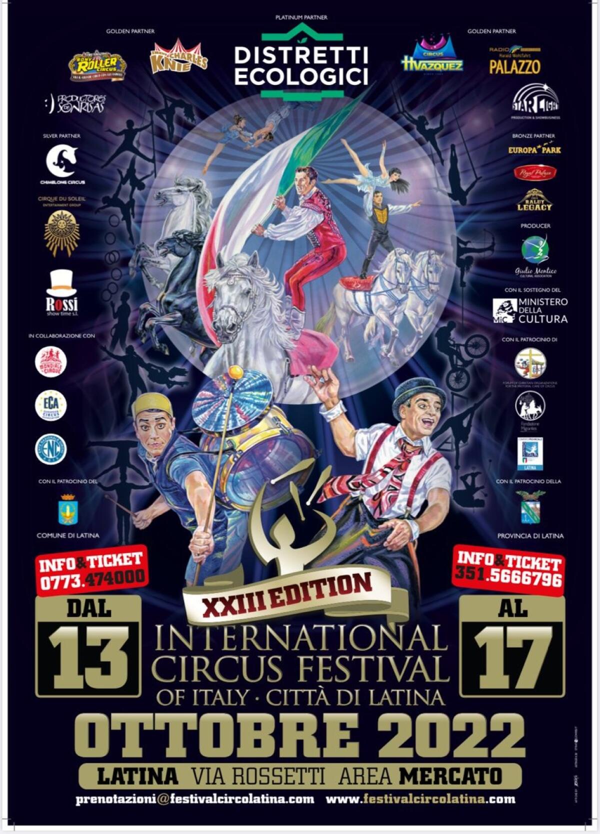 Al via a Latina la 23esima edizione dell’“International Circus Festival of Italy”. - 