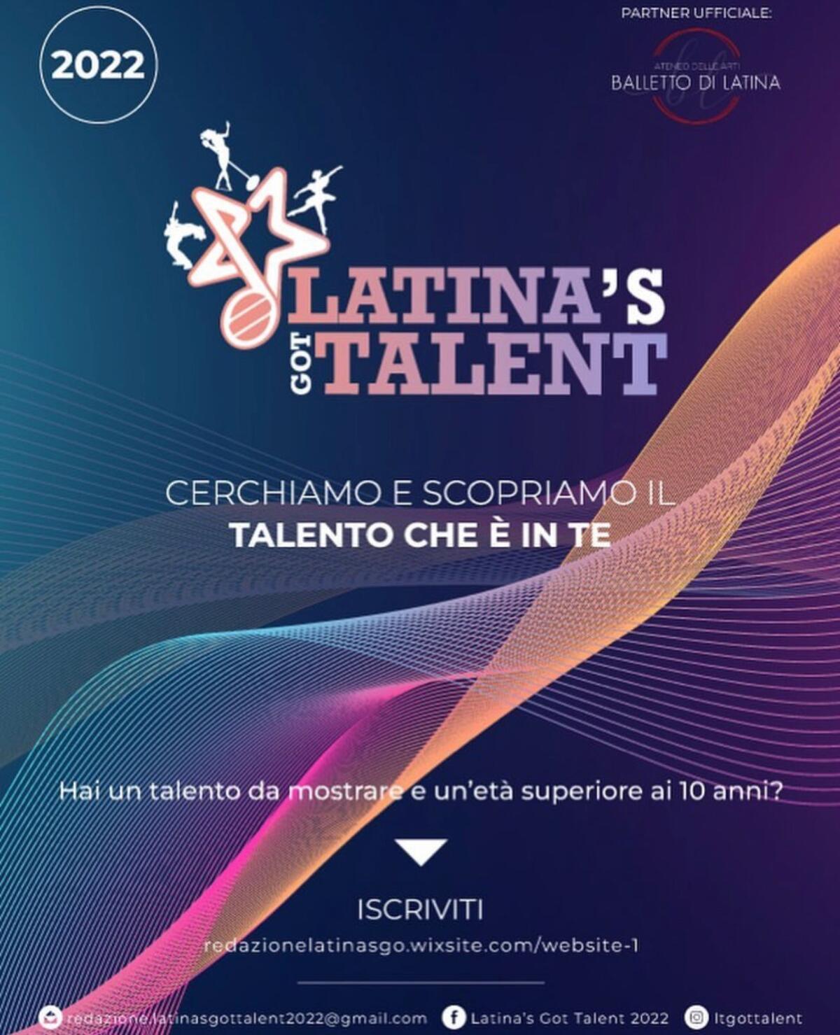 Si chiudono oggi le iscrizione per la nuova edizione del “Latina's Got Talent”. - 