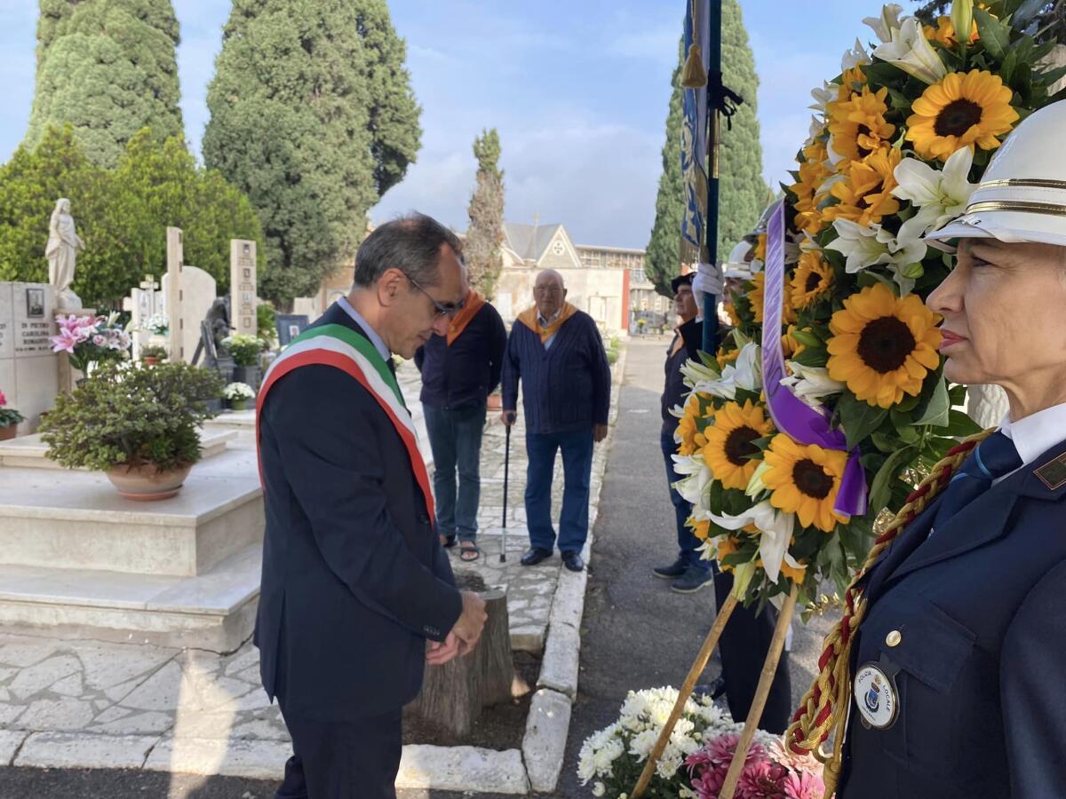 2 novembre -  Le cerimonie di commemorazione dei defunti nel Comune di Nettuno - 