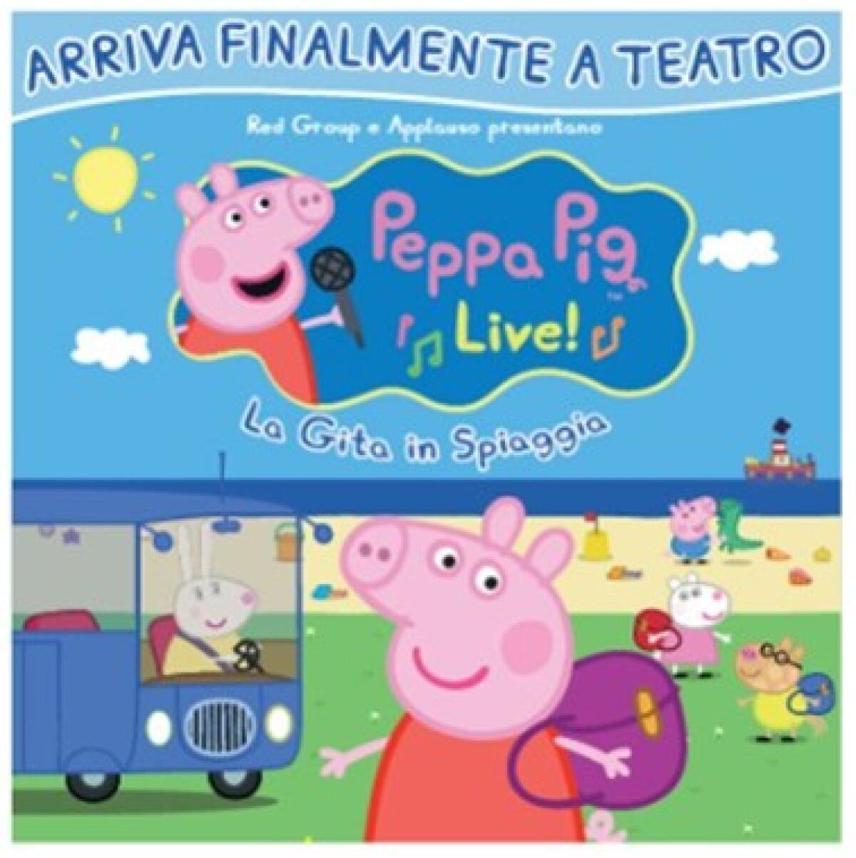 Il "Peppa Pig Live! La gita in spiaggia" al Teatro Italia di Roma - 