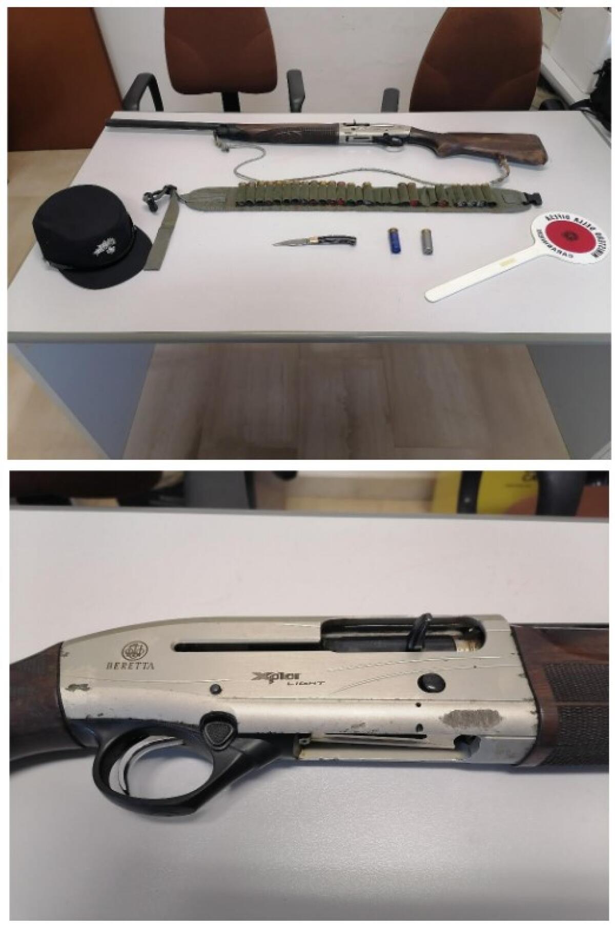 Bracconiere arrestato: cacciava senza porto d'armi e con un'arma clandestina - 