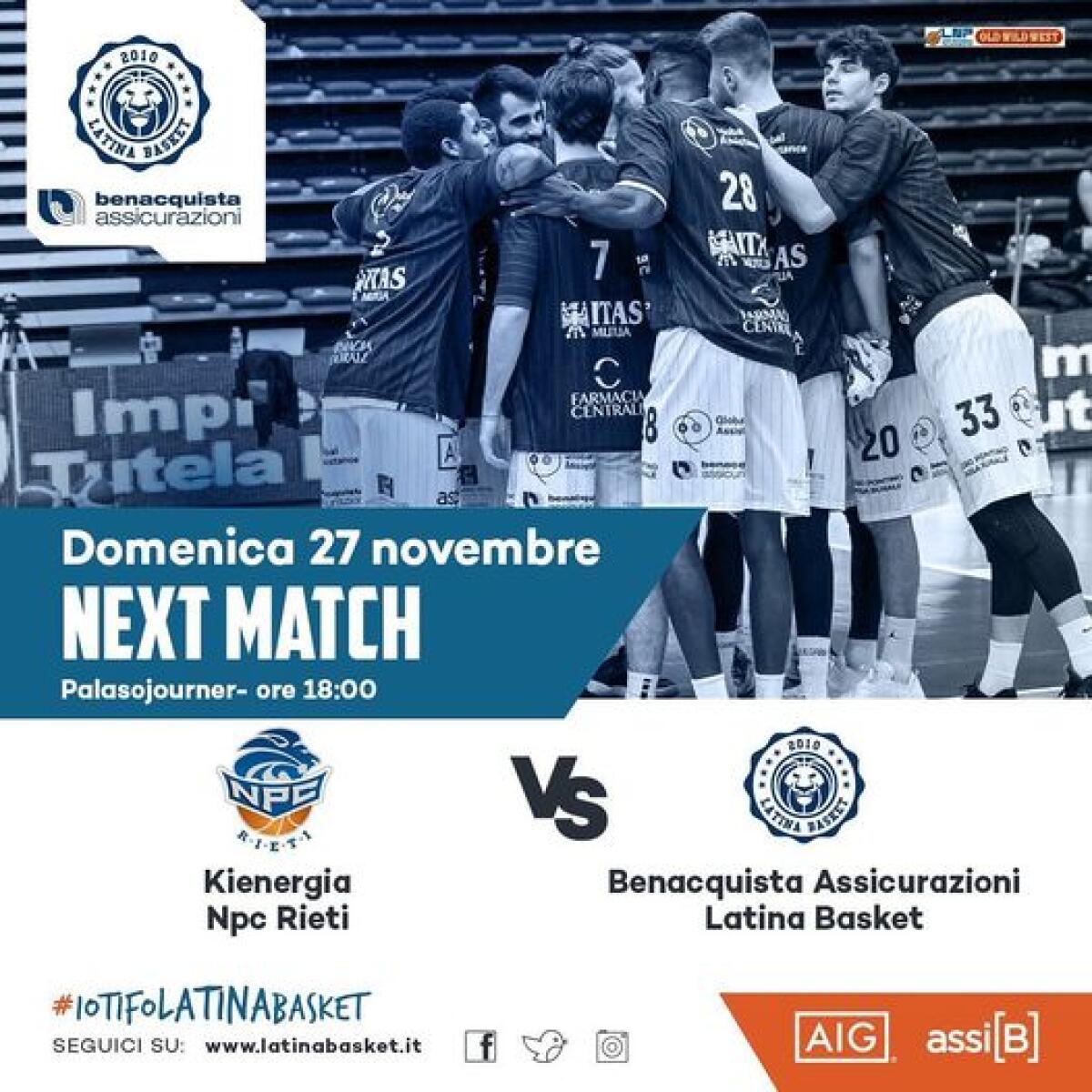 Basket A2 - Derby Latina - Rieti - 
