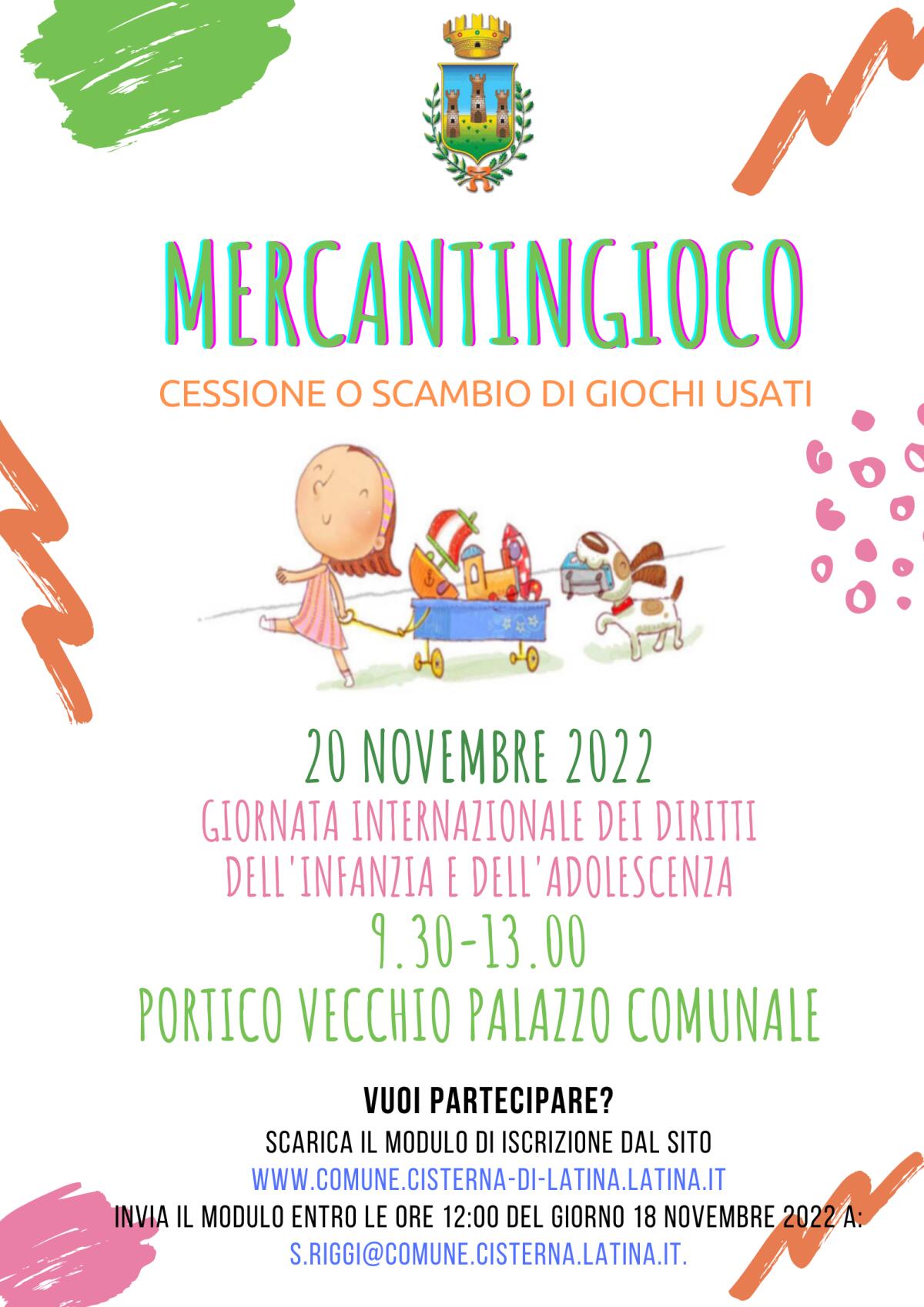 Cisterna - Con Mercantingioco ci si diverte in maniera solidale - 