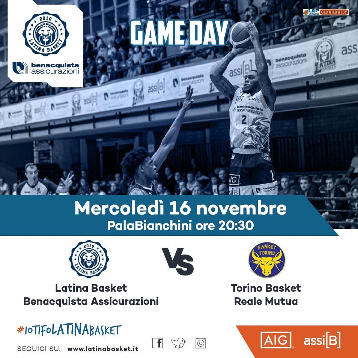Basket serie A2: infrasettimanale al PalaBianchini. Il Latina questa sera riceve Torino. - 