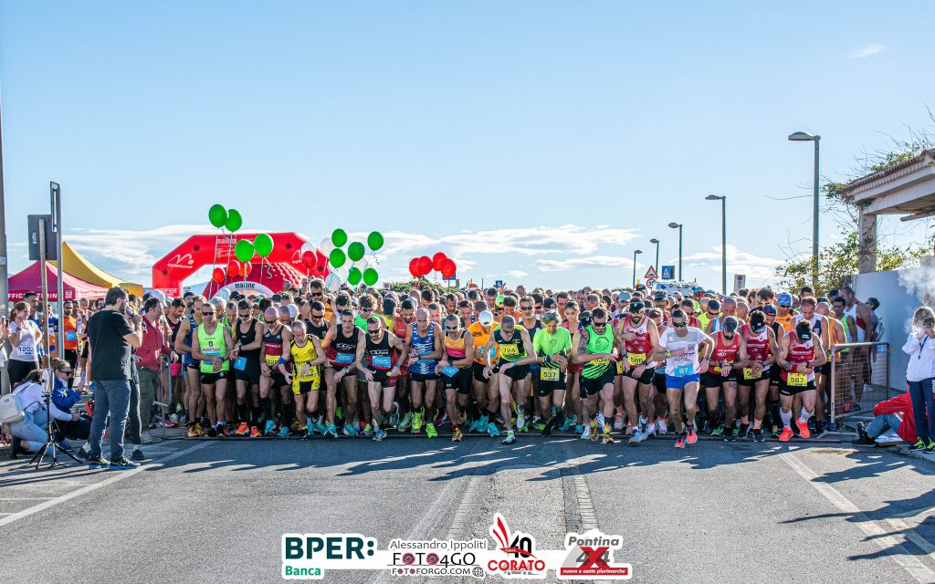 la partenza della sesta edizione della “Marelago delle Terre Pontine"