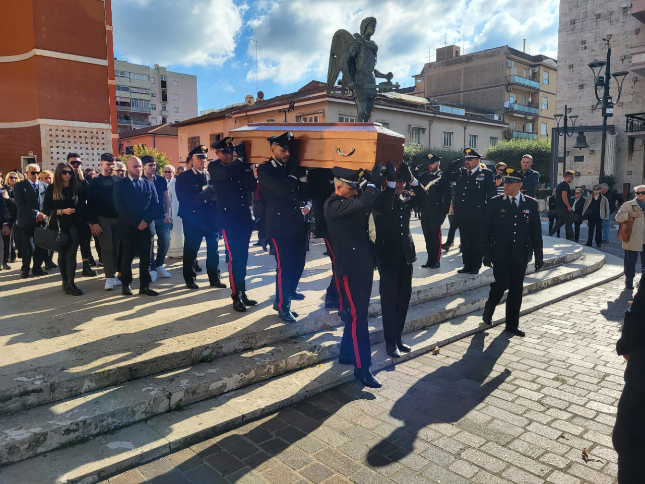 i funerali del Vice Brigadiere Vincenzo Scala
