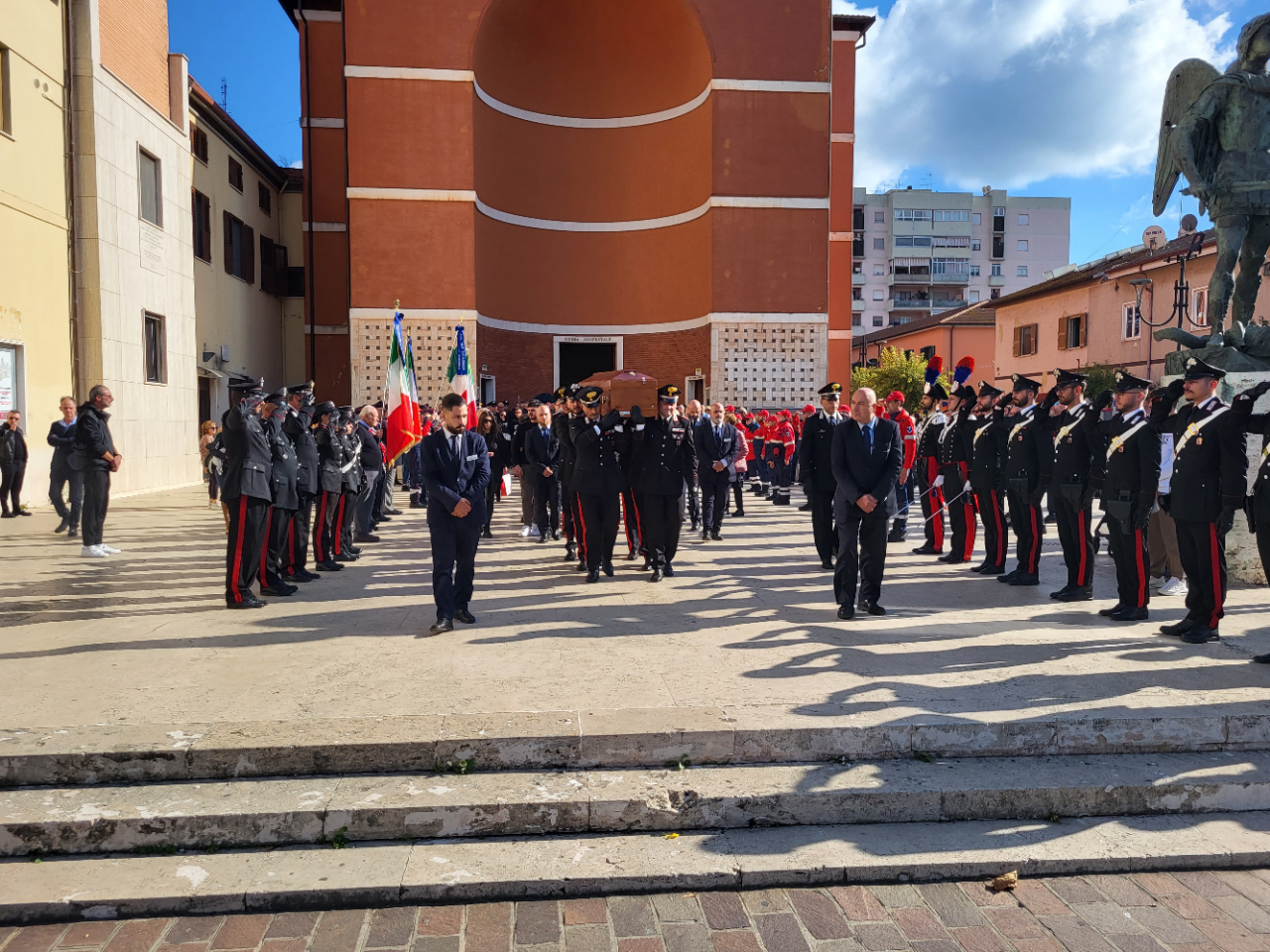 i funerali del Vice Brigadiere Vincenzo Scala