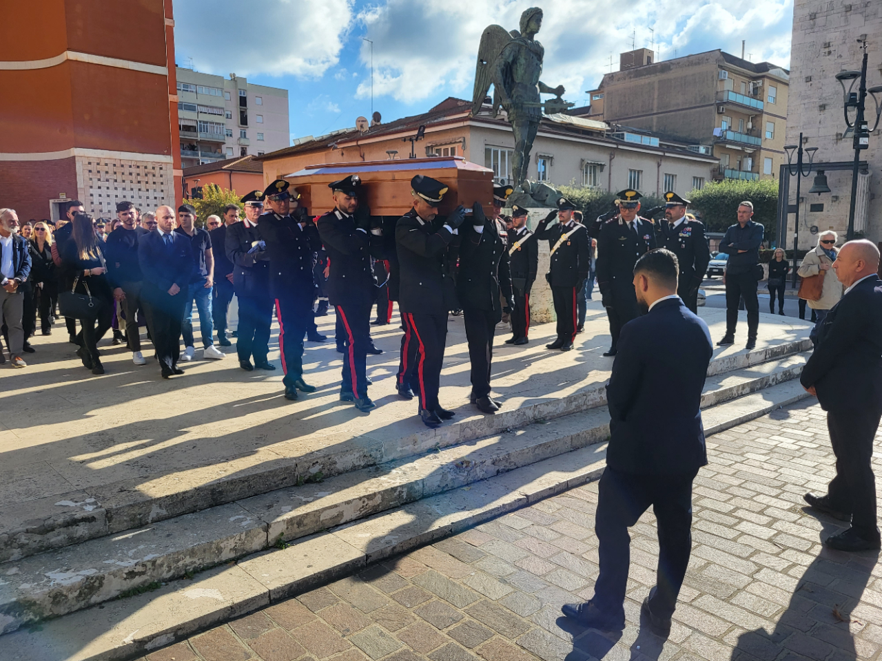 i funerali del Vice Brigadiere Vincenzo Scala