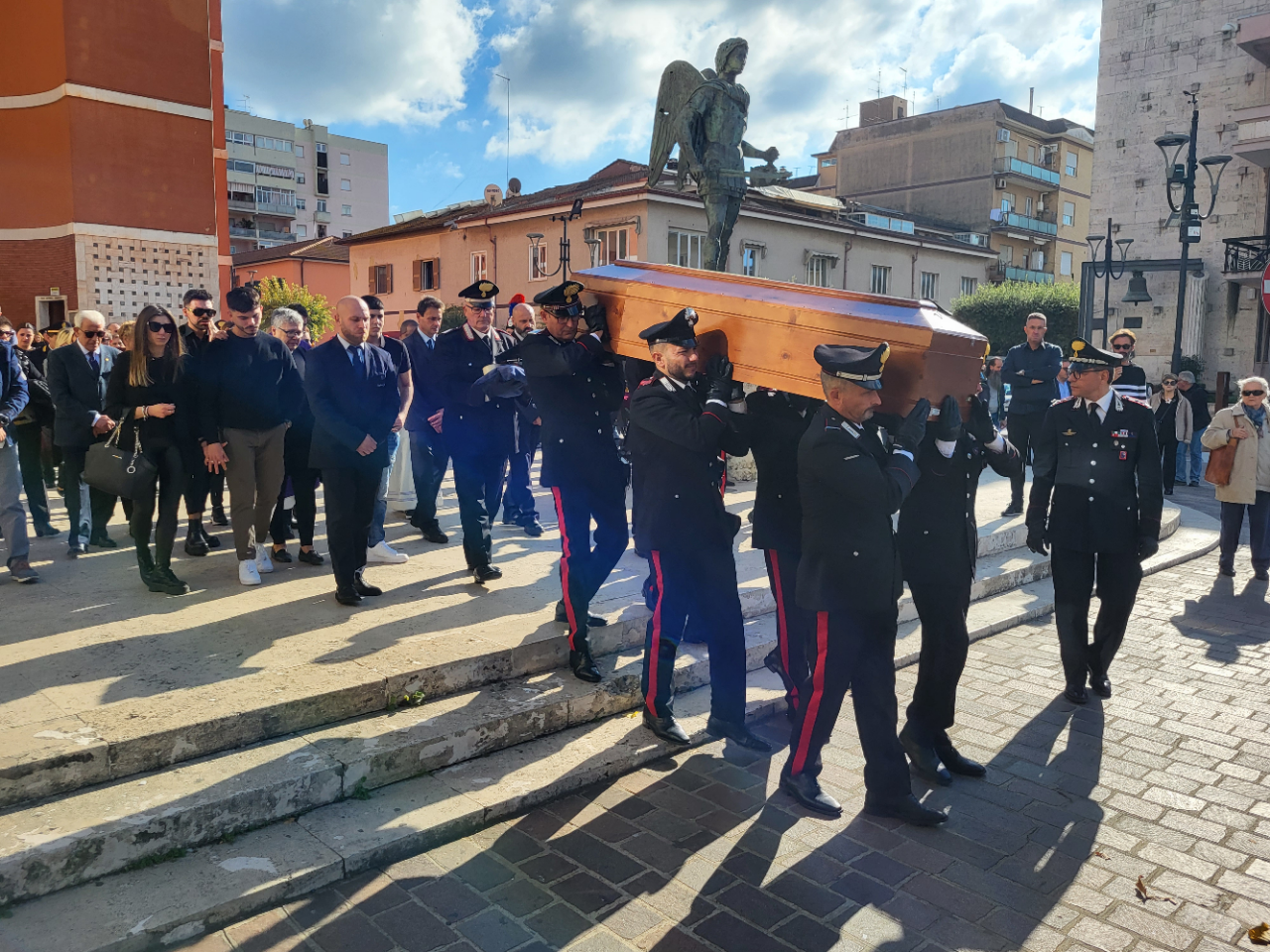 i funerali del Vice Brigadiere Vincenzo Scala