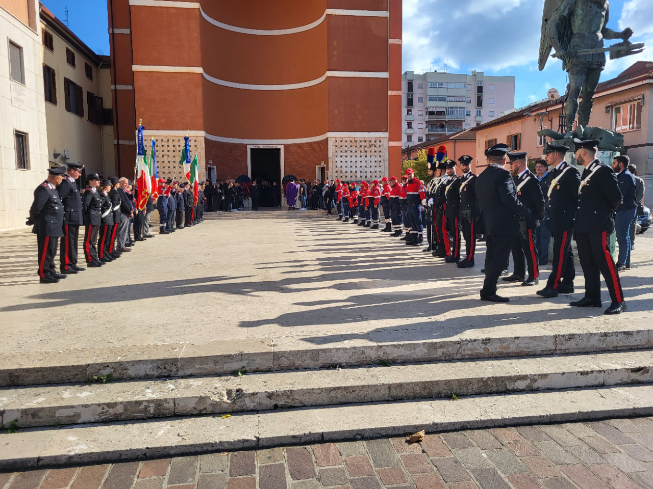 i funerali del Vice Brigadiere Vincenzo Scala