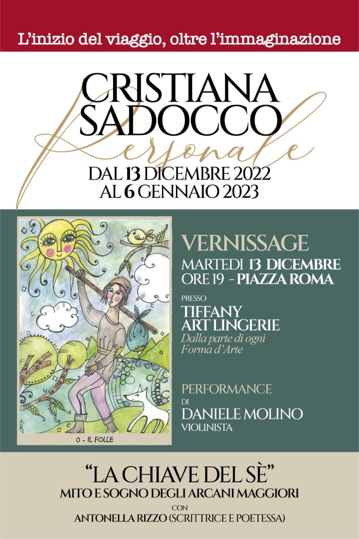 Tarocchi, la personale dell’artista apriliana Cristiana Sadocco negli spazi di Tiffany Art Lingerie. - 