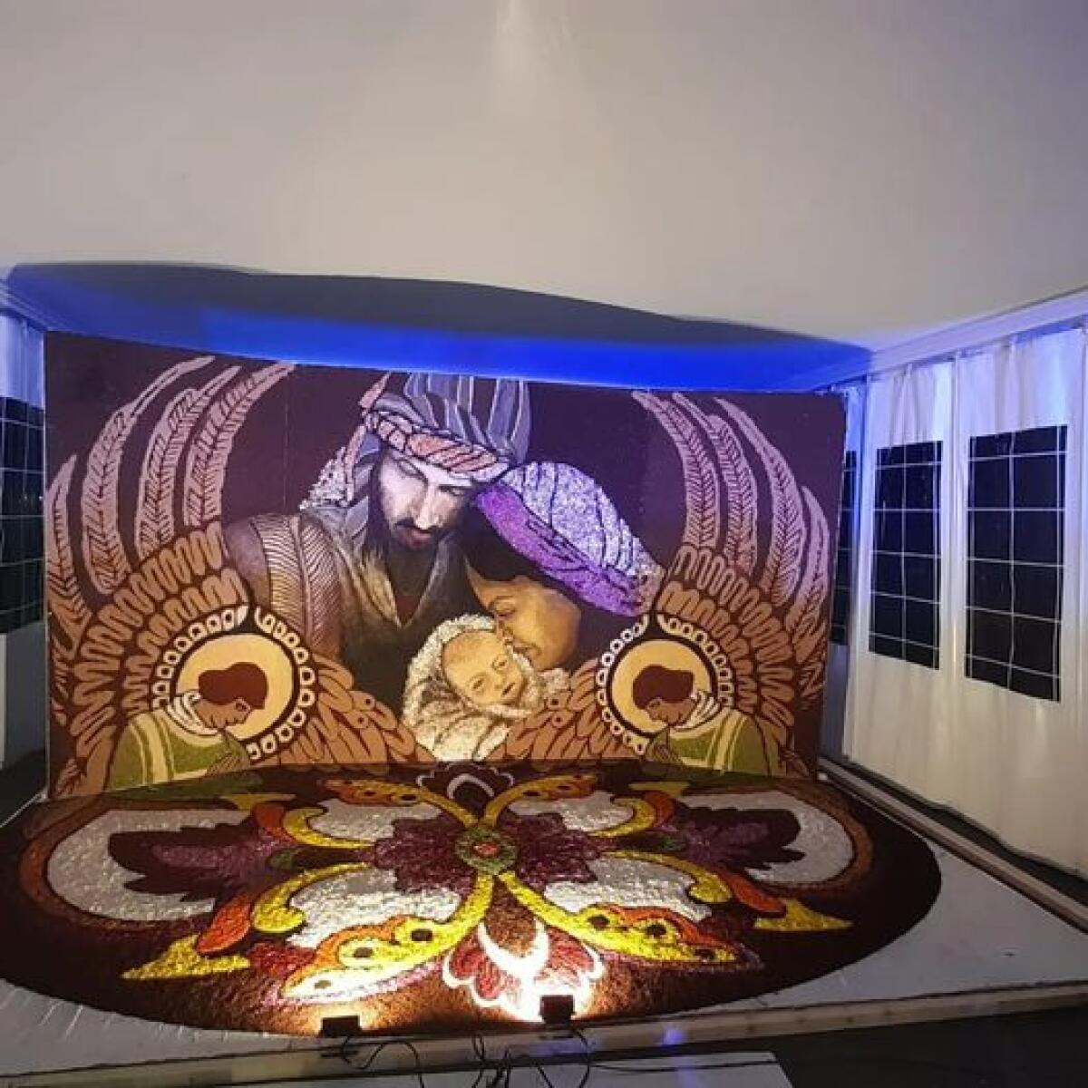 Un presepe di fiori a Genzano - 