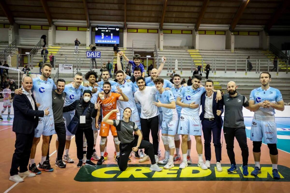 Pallavolo di Superlega: la Top Volley Cisterna supera Milano 3-1. - 