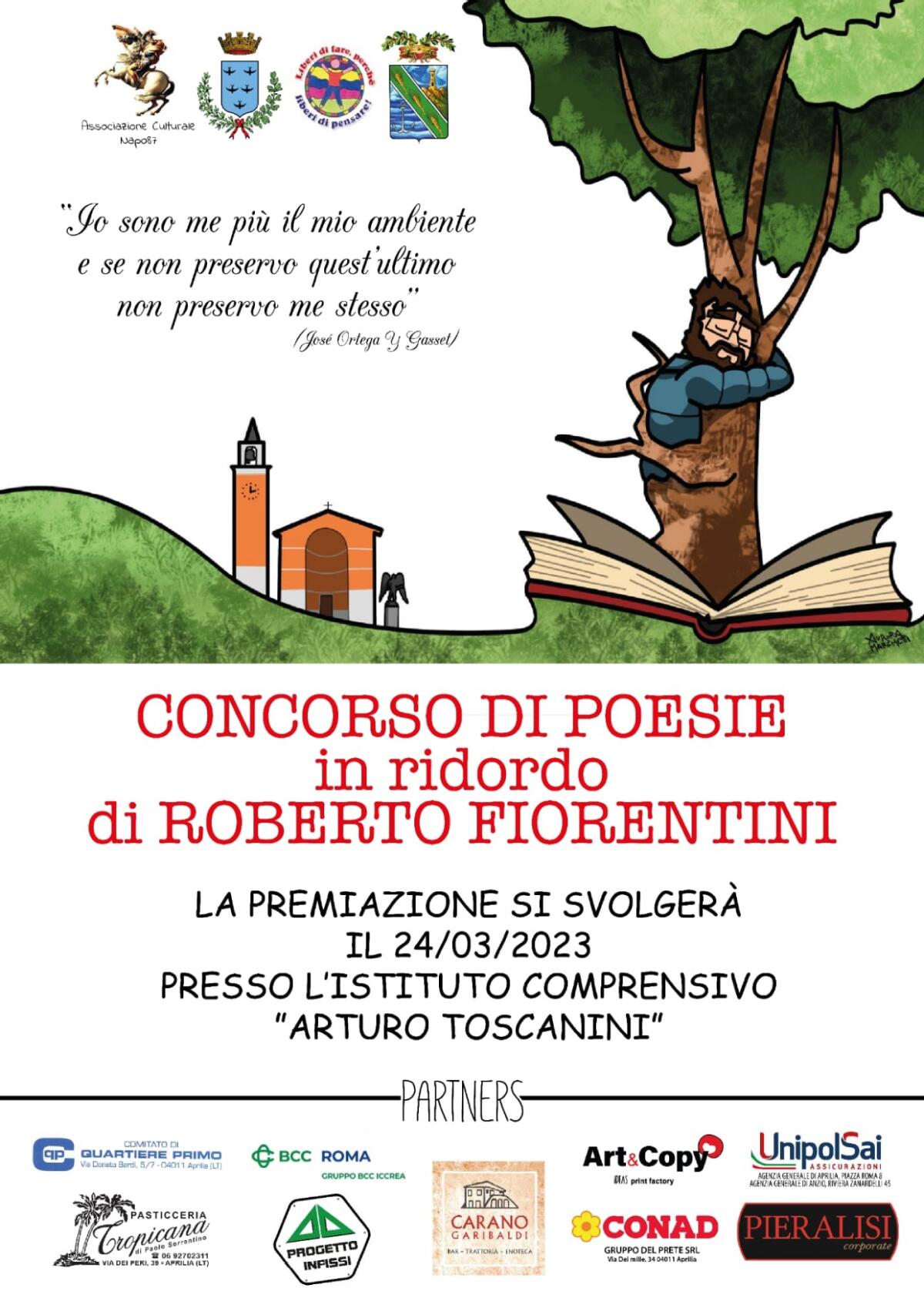 APRILIA - Concorso di poesie in ricordo di Roberto Fiorentini. - 