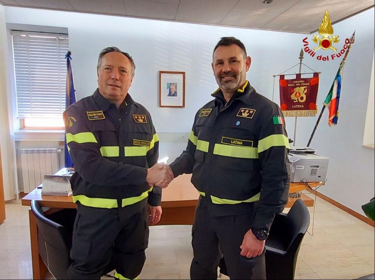 Luigi Capobianco è il nuovo Comandante dei Vigili del Fuoco di Latina - 