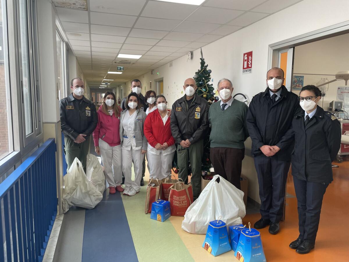 Solidarietà per i più piccoli da parte del 70° Stormo di Latina dell’Aeronautica Militare. - 