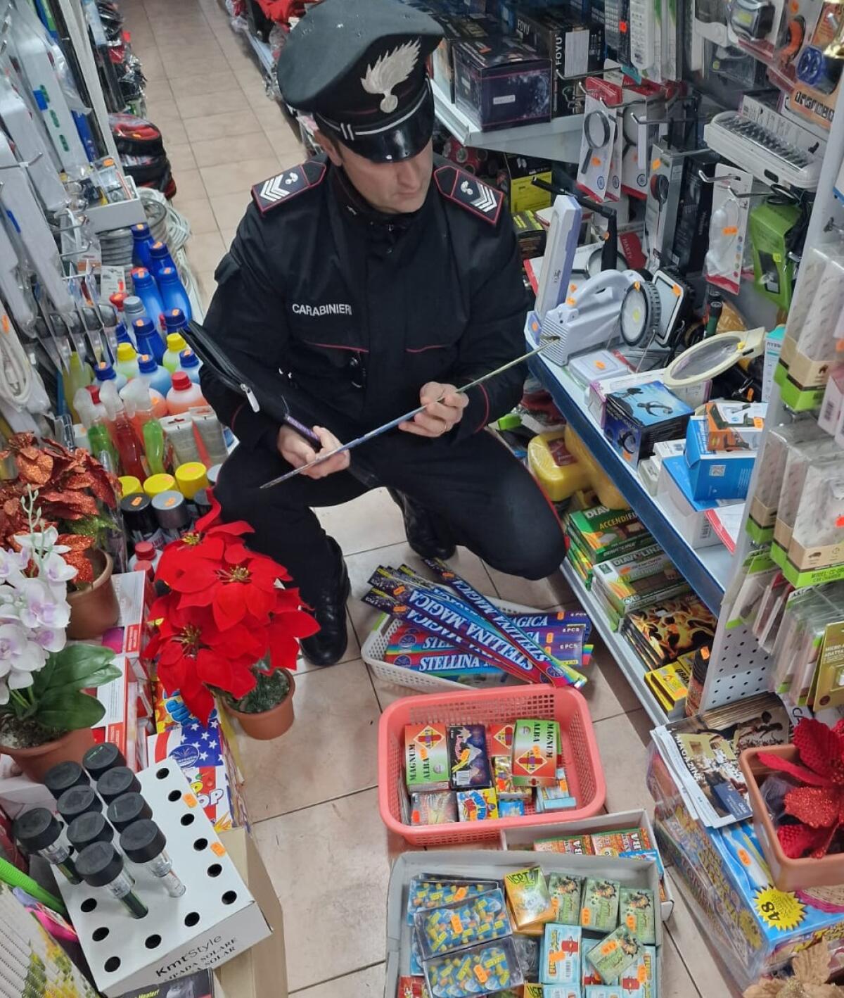 Botti di fine anno: i Carabinieri denunciano due persone tra Roma ed Anzio e sequestrano 15 kg di fuochi d’artificio. - 