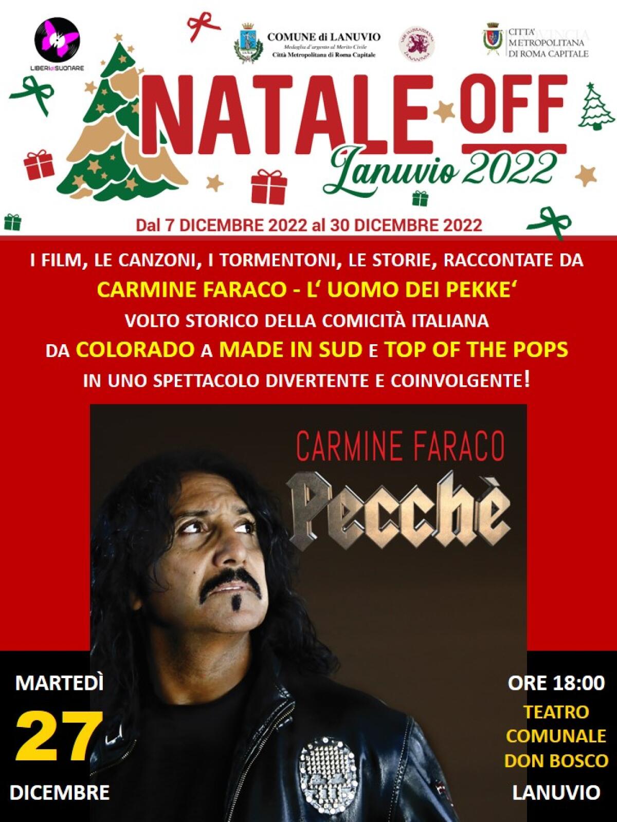 Carmine Faraco questo pomeriggio a Lanuvio - 