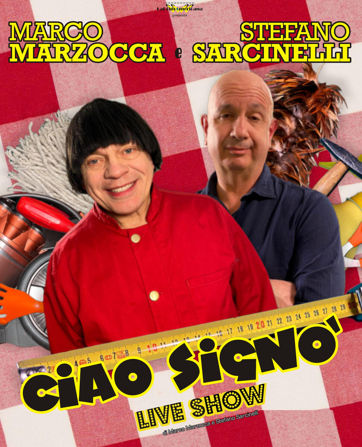 “Ciao Signò”, questo sabato Marco Marzocca  e Stefano Sarcinelli al Teatro Europa di Aprilia. - 