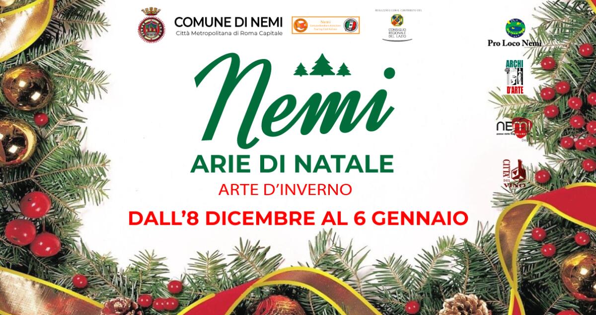A Nemi gli ultimi eventi della rassegna “Arie di Natale. Arte d’Inverno”. - 