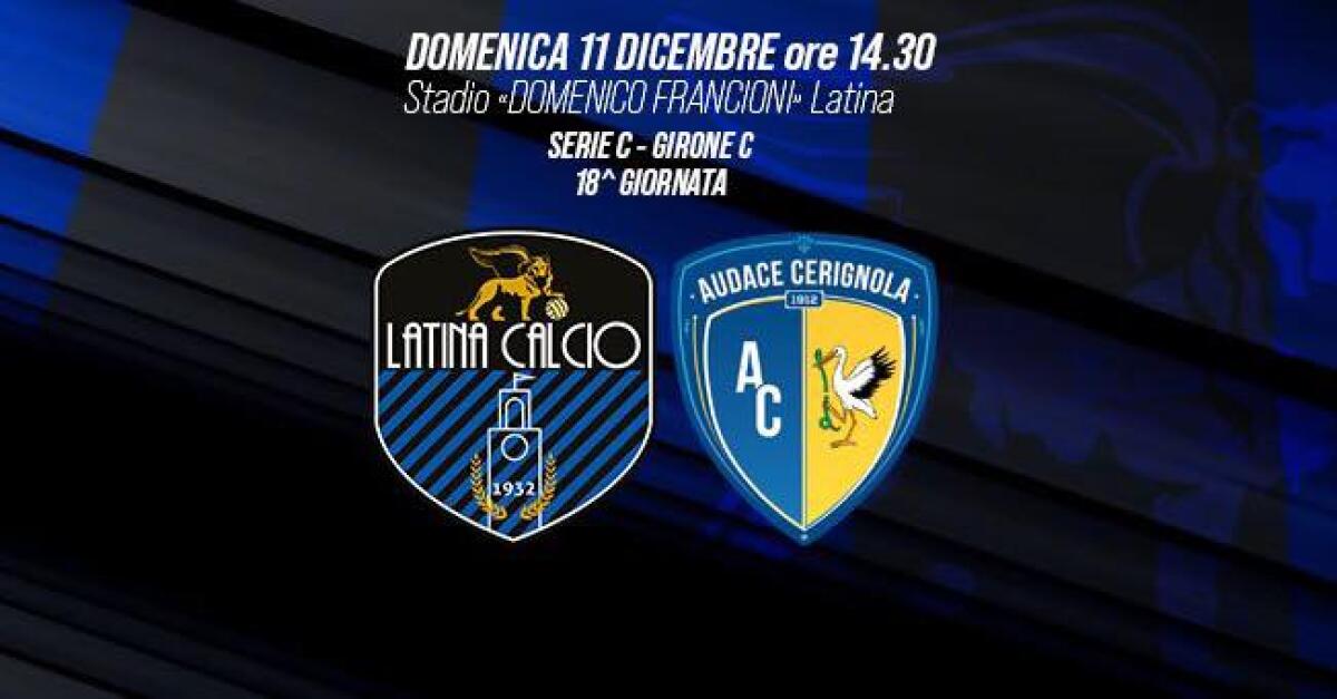 Calcio - Serie C - Sfida casalinga per il Latina 1932 - 