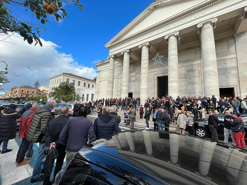 i funerali di Valentino Giuliani