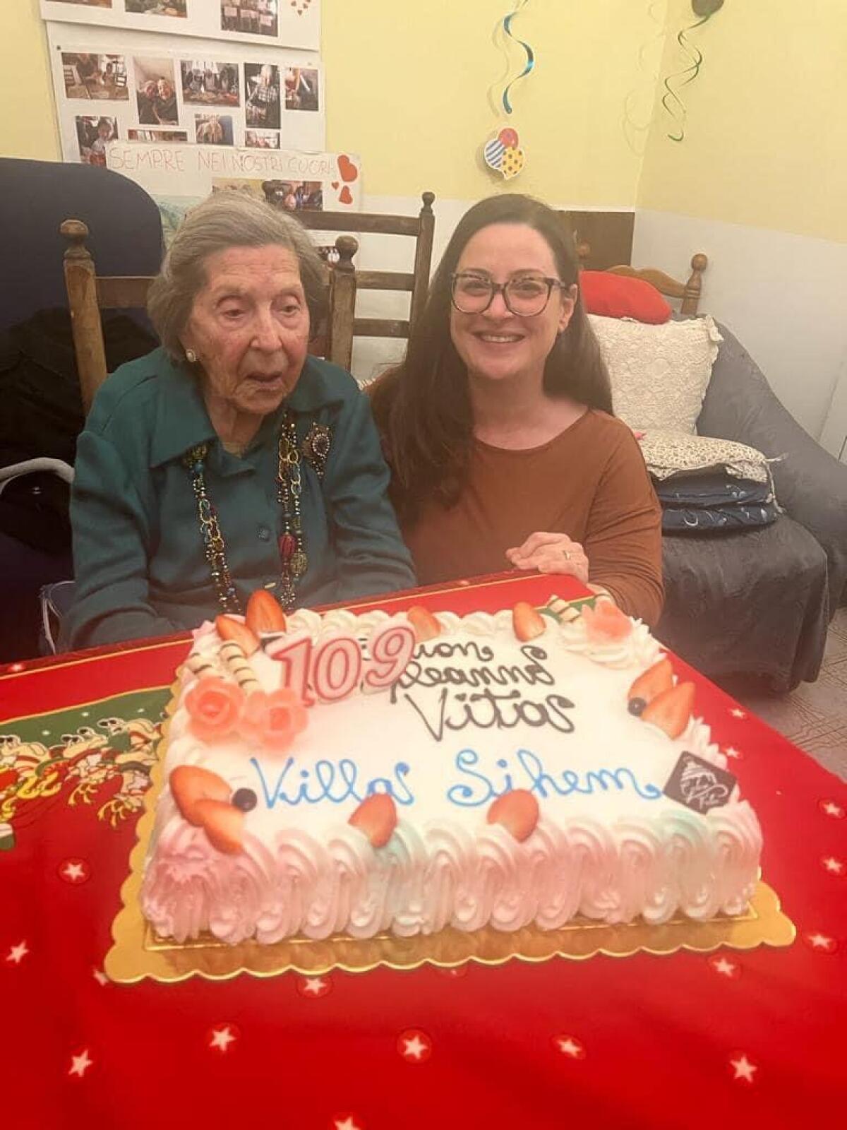 Aprilia festeggia le 109 candeline della signora Vita Italia Di Liberto - 