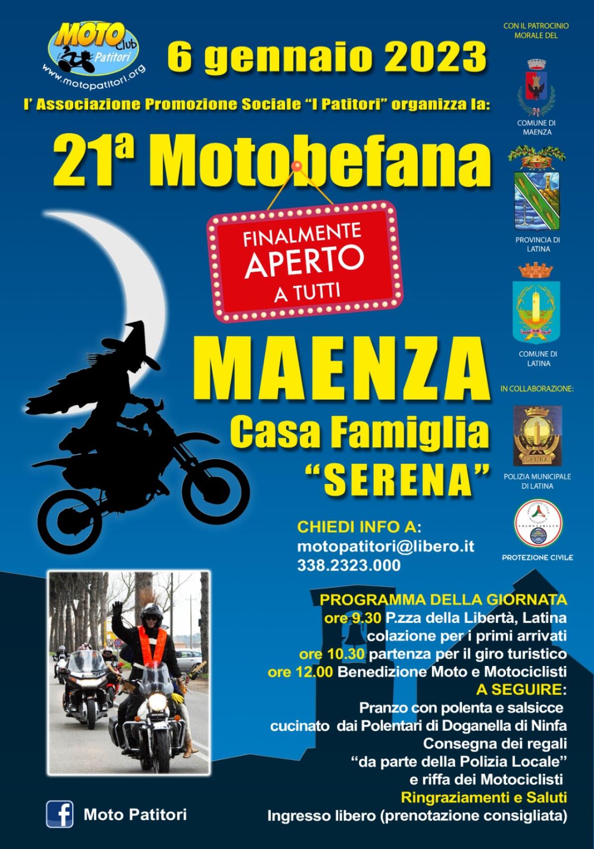 La Motobefana fa tappa a Maenza - 