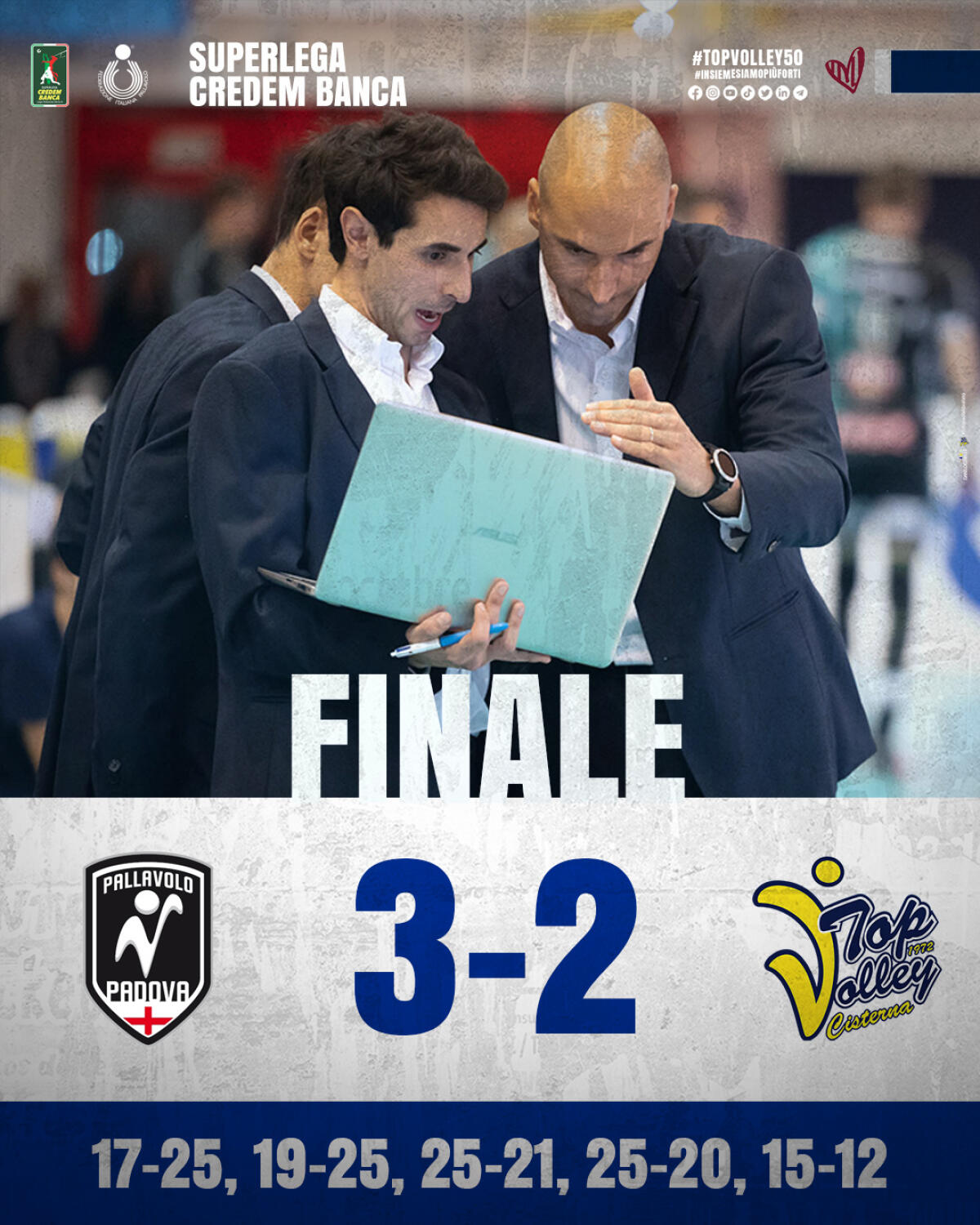 La Top Volley Cisterna perde al tie break contro Padova - 