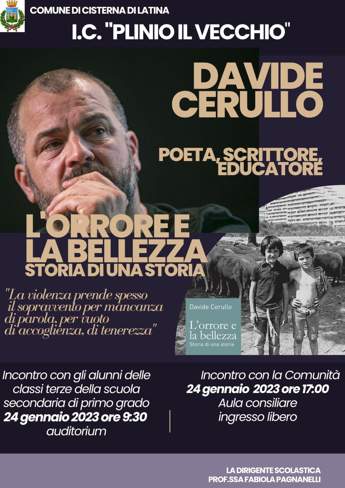 “Dalla Camorra alla Bellezza. La storia di un rivoluzionario riscatto”. Incontro con Davide Cerullo a Cisterna - 