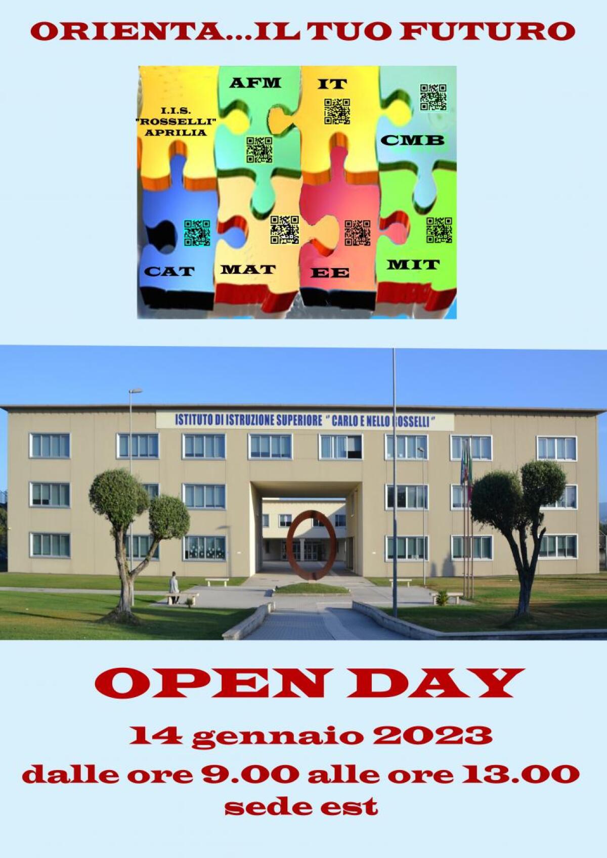 “Orienta il tuo futuro”: Open Day questo sabato all’Istituto Rosselli di Aprilia. - 